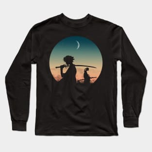 Samurais under the moon Long Sleeve T-Shirt